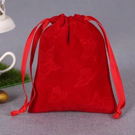 Κίνα Τυπωμένη κόκκινη τσάντα Drawstring βαμβακιού, μεγάλη τσάντα πλυντηρίων Drawstring καμβά προμηθευτής