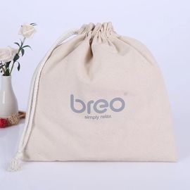 Κίνα Η άσπρη εξατομικευμένη τσάντα Drawstring, τακτοποιεί τις μίνι τσάντες Drawstring καμβά προμηθευτής