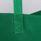 Βαθιά - πράσινες τσάντες υφάσματος ταξιδιού μη υφαμένες με την τοποθετημένη σε στρώματα πλήρη εκτύπωση χρώματος προμηθευτής