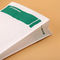 Άσπρες και πράσινες μη υφαμένες τσάντες υφάσματος με το τυπωμένο λογότυπο στην επιφάνεια προμηθευτής