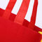 Μεγάλες μη υφαμένες τσάντες αγορών πολυπροπυλενίου/επαναχρησιμοποιήσιμη κόκκινη μη υφαμένη τσάντα προμηθευτής