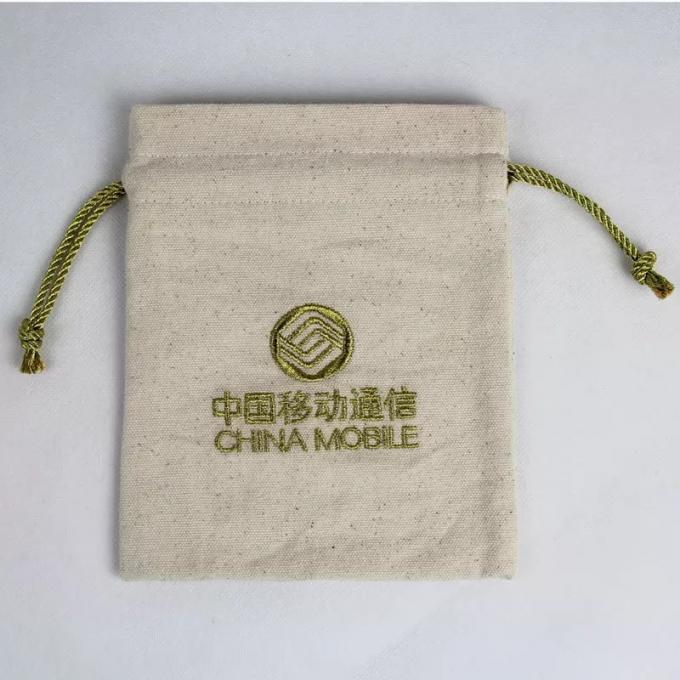 Φιλική τσάντα Drawstring καμβά βαμβακιού Eco για την εκτύπωση οθόνης μεταξιού αγορών