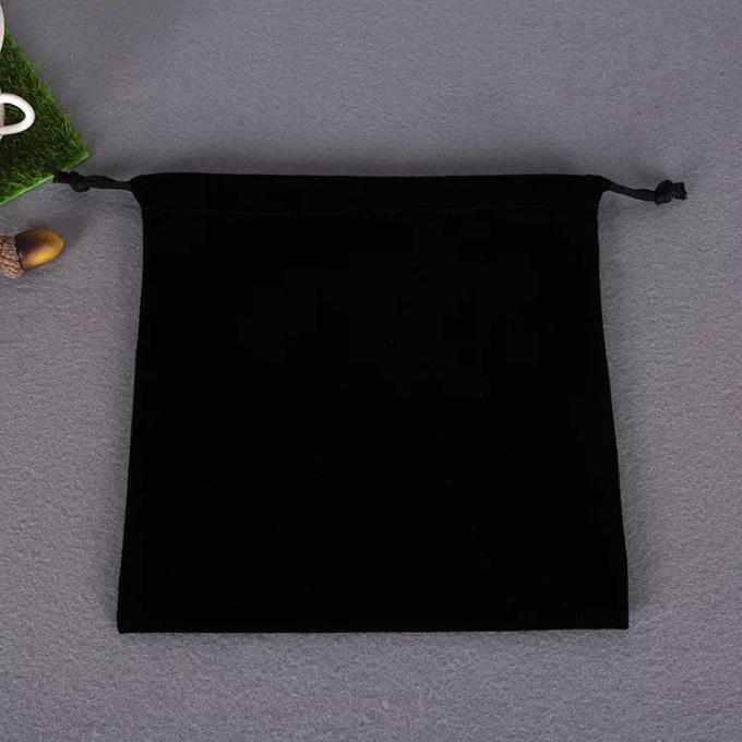 Πολυτέλειας μαύρες καμβά Drawstring τσάντες Drawstring βαμβακιού τσαντών/100% οργανικές