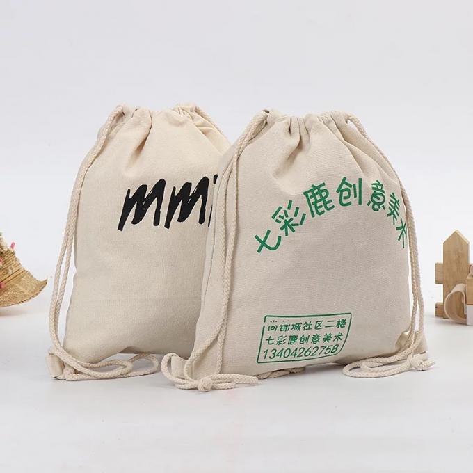 Τσάντα Drawstring καμβά βαμβακιού εκτύπωσης όφσετ για μη - αγορές παντοπωλείων