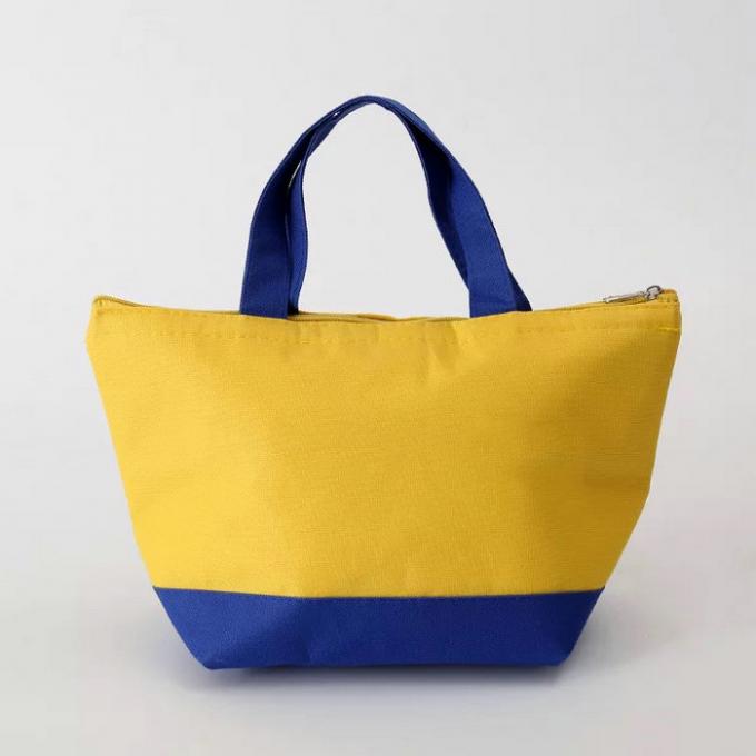 Φιλική κίτρινη τσάντα Tote καμβά Eco/υψηλής αντοχής μεγάλες τσάντες αγορών καμβά